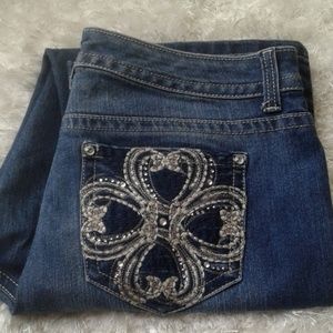 New Directions 10 petite denim jeans vguc